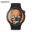 スウォッチ 腕時計（メンズ） 【公式ストア】Swatch スウォッチ IT'S SPOOKY TIME イッツ・スプーキー・タイム SB03B700Originals(オリジナルズ) BIG BOLD(ビッグ・ボールド) 【送料無料】(素材)ベルト：シリコン ケース：Bioceramicメンズ レディース 腕時計 人気 定番 プレゼント