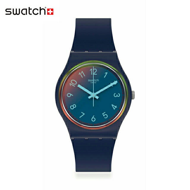 スウォッチ 腕時計（メンズ） 【公式ストア】Swatch スウォッチ LA NIGHT BLUE ラ・ナイト・ブルー SO28N110Originals(オリジナルズ) Gant(ジェント) 【送料無料】(素材)ベルト：バイオ由来素材 ケース：バイオ由来素材メンズ レディース 腕時計 人気 定番 プレゼント