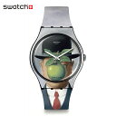 スウォッチ 腕時計（メンズ） 【公式ストア】Swatch スウォッチ LE FILS DE L'HOMME BY RENE MAGRITTE ル・フィス・デ・ローム・バイルネ・マグリット SUOZ350Originals(オリジナルズ) NEW GENT(ニュー・ジェント) 【送料無料】メンズ レディース 腕時計 人気 定番 プレゼント