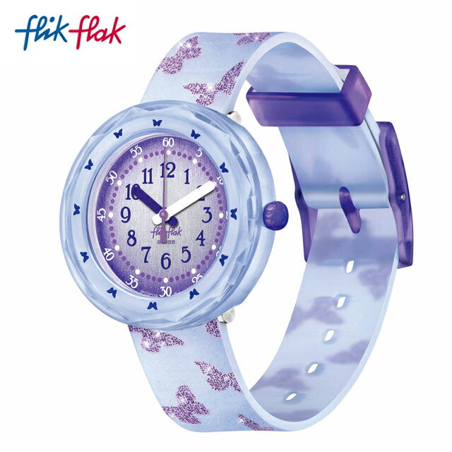 【公式ストア】Flik Flak フリックフラック FARFALLAXUS ファルファラクサス FCSP119Swatch(スウォッチ) Story Time(ストーリー タイム) 【送料無料】(素材)ベルト：シリコン ケース：バイオ由来プラスチックキッズ ガールズ 腕時計 人気 定番 プレゼント