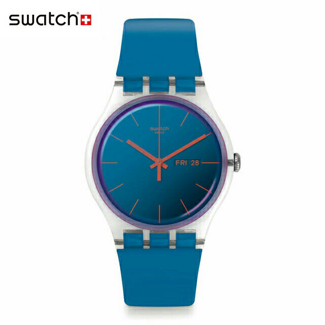 スウォッチ 腕時計（メンズ） 【公式ストア】Swatch スウォッチ POLABLUE ポーラブルー SO29K702-S14Originals(オリジナルズ) New Gent(ニュージェント) 【送料無料】(素材)ベルト：シリコン ケース：バイオ由来素材メンズ レディース 腕時計 人気 定番 プレゼント