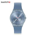 オリジナルズ 【公式ストア】Swatch スウォッチ DENIM BLUE デニム・ブルー SS08N100-S14Originals(オリジナルズ) SKIN Classic(スキン・クラシック) 【送料無料】(素材)ベルト：シリコン ケース：バイオ由来素材レディース 腕時計 人気 定番 プレゼント