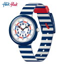 【公式ストア】Flik Flak フリックフラック LITTLE BOAT リトル ボート FBNP193Swatch(スウォッチ) Story Time(ストーリー タイム) 【送料無料】(素材)ベルト：再生PETキッズ ボーイズ ガールズ 腕時計 人気 定番 プレゼント