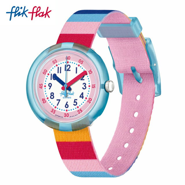 【公式ストア】Flik Flak フリックフラック STRIPY PINK ストライプ・ピンク FPNP113Swatch(スウォッチ..