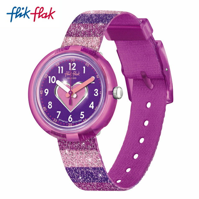 【公式ストア】Flik Flak フリックフラック STRIPY GLITTER ストライプ・ギター FPNP127Swatch(スウォ..