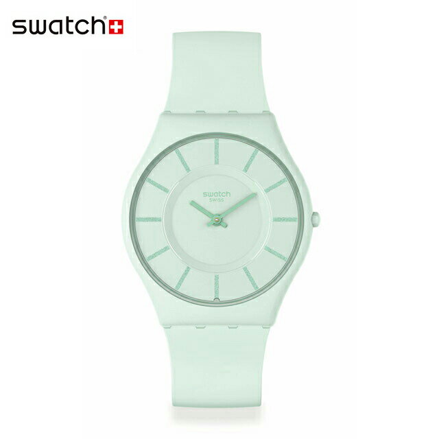 Swatch スウォッチ TURQUOISE LIGHTLY ターコイズ・ライトリー SS08G107Originals(オリジナルズ) SKIN CLASSIC(スキン・クラシック) (素材)ベルト：シリコン ケース：バイオ由来素材レディース 腕時計 人気 定番 プレゼント