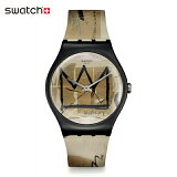 ڸȥSwatch å UNTITLED BY JEAN-MICHEL BASQUIAT ʥƥåɡХ󡦥ߥ롦Х SUOZ355Originals(ꥸʥ륺) NEW GENT(˥塼) ̵ۥ ǥ ӻ ͵  ץ쥼