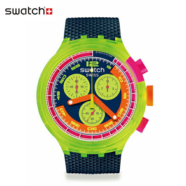 楽天スウォッチ公式オンラインストア【公式ストア】Swatch スウォッチ SWATCH NEON TO THE MAX スウォッチ・ネオン・トゥ・ザ・マックス SB06J100Swatch（スウォッチ） BIG BOLD CHRONO（ビッグ・ボールド・クロノ） 【送料無料】メンズ レディース 腕時計 人気 定番 プレゼント