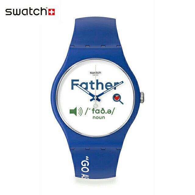 【公式ストア】Swatch スウォッチ ALL ABOUT DAD オール・アバウト・ダッド SO29Z704Swatch(スウォッチ) New Gent(ニュー・ジェント) 【送料無料】(素材)ベルト：シリコン ケース：バイオ由来素材メンズ レディース 腕時計 人気 定番 プレゼント