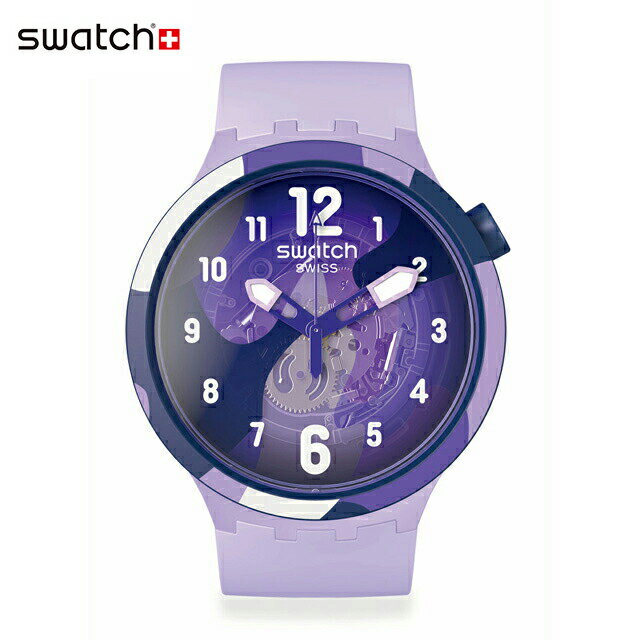 【公式ストア】Swatch スウォッチ LOOK RIGHT THRU VIOLET ルック・ライト・スルー・バイオレット・ペイ！ SB05V101Originals(オリジナルズ) BIG BOLD(ビッグ・ボールド) 【送料無料】(素材)ベルト：シリコンメンズ レディース 腕時計 人気 定番 プレゼント