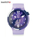 【公式ストア】Swatch スウォッチ LOOK RIGHT THRU VIOLET ルック ライト スルー バイオレット ペイ！ SB05V101Originals(オリジナルズ) BIG BOLD(ビッグ ボールド) 【送料無料】(素材)ベルト：シリコンメンズ レディース 腕時計 人気 定番 プレゼント