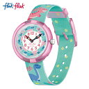 【公式ストア】Flik Flak フリックフラック DINO PARTY ディーノ パーティー FBNP212Swatch(スウォッチ) Story Time(ストーリー タイム) 【送料無料】(素材)ベルト：再生PET ケース：バイオ由来プラスチックキッズ ガールズ 腕時計 人気 定番 プレゼント