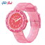 【公式ストア】Flik Flak フリックフラック LEVEL PINK レベルピンク FCSP121Swatch(スウォッチ) Power Time(パワー・タイム) 【送料無料】(素材)ベルト：シリコン ケース：バイオ由来プラスチックキッズ ボーイズ ガールズ 腕時計 人気 定番 プレゼント