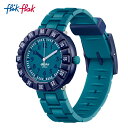 【公式ストア】Flik Flak フリックフラック LEVEL TEAL レベルティール FCSP122Swatch(スウォッチ) Power Time(パワー・タイム) 【送料..