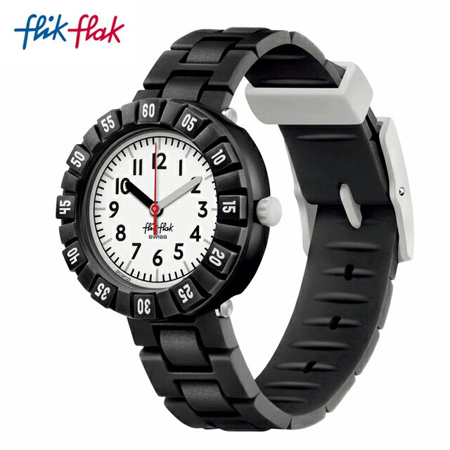 Flik Flak フリックフラック LEVEL BLACK レベルブラック FCSP123Swatch(スウォッチ) Power Time(パワー・タイム) (素材)ベルト：シリコン ケース：バイオ由来プラスチックキッズ ボーイズ ガールズ 腕時計 人気 定番 プレゼント