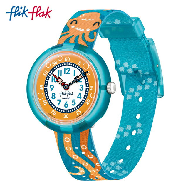 【公式ストア】Flik Flak フリックフラック TEN-TICKLES テン チックルズ FBNP177Swatch(スウォッチ) Story Time(ストーリー タイム) 【送料無料】(素材)ベルト：再生petキッズ ボーイズ ガールズ 腕時計 人気 定番 プレゼント