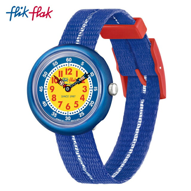 【公式ストア】Flik Flak フリックフラック RETRO BLUE レトロ・ブルー FBNP187Swatch(スウォッチ) Sto..