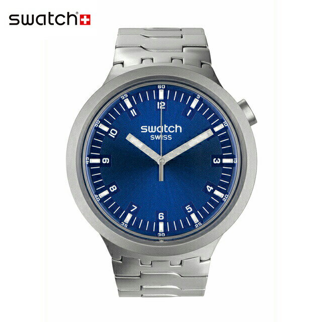 【公式ストア】Swatch スウォッチ INDIGO HOUR インディゴアワー SB07S102GOriginals(オリジナルズ) BIG BOLD IRONY(ビッグ・ボールド・アイロニー) 【送料無料】(素材)ベルト：ステンレス(調節可能)メンズ レディース 腕時計 人気 定番 プレゼント