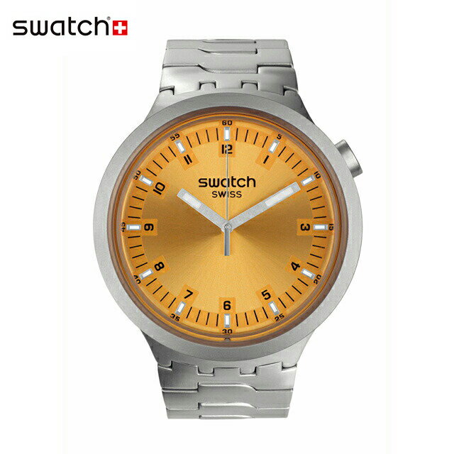 スウォッチ 腕時計（メンズ） 【公式ストア】Swatch スウォッチ AMBER SHEEN アンバーシーン SB07S103GOriginals(オリジナルズ) BIG BOLD IRONY(ビッグ・ボールド・アイロニー) 【送料無料】(素材)ベルト：ステンレス(調節可能)メンズ レディース 腕時計 人気 定番 プレゼント