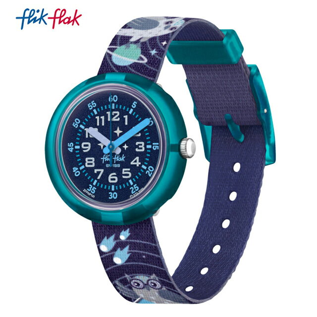 【公式ストア】Flik Flak フリックフラック TAKE ME TO SPACE テイク ミー トゥー スペース FPNP141Swatch(スウォッチ) Story Time(ストーリー タイム) 【送料無料】(素材)ベルト：再生PETキッズ ボーイズ 腕時計 人気 定番 プレゼント