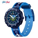 【公式ストア】Flik Flak フリックフラック TAKE OFF テイク オフ FPSP068Swatch(スウォッチ) Power Time 7 (ストーリー タイム 7 ) 【送料無料】(素材)ベルト：再生PET ケース：バイオ由来プラスチックキッズ ボーイズ 腕時計 人気 定番 プレゼント