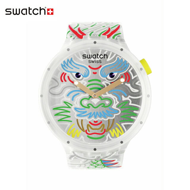 スウォッチ 腕時計（メンズ） 【公式ストア】Swatch スウォッチ DRAGON IN CLOUD ドラゴン・イン・クラウド SB05Z102Originals(オリジナルズ) BIG BOLD(ビッグ・ボールド) 【送料無料】(素材)ベルト：シリコン ケース：バイオ由来素材メンズ レディース 腕時計 人気 定番 プレゼント