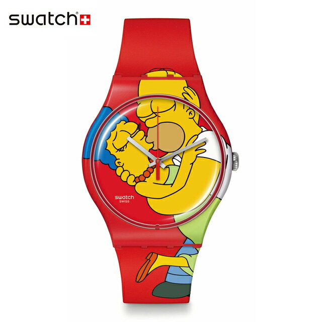 スウォッチ 腕時計（メンズ） 【公式ストア】Swatch スウォッチ SWEET EMBRACE スウィート・エンブランス SO29Z120Originals(オリジナルズ) New Gent(ニュー・ジェント) 【送料無料】(素材)ベルト：シリコン ケース：バイオ由来素材メンズ レディース 腕時計 人気 定番 プレゼント