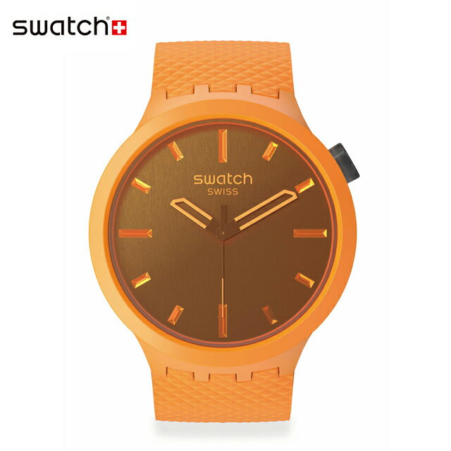 【公式ストア】Swatch スウォッチ CRUSHING ORANGE クラッシング・オレンジ SB05O102Originals(オリジナルズ) BIG BOLD(ビッグ・ボールド) 【送料無料】(素材)ベルト：シリコン ケース：バイオ由来素材メンズ レディース 腕時計 人気 定番 プレゼント