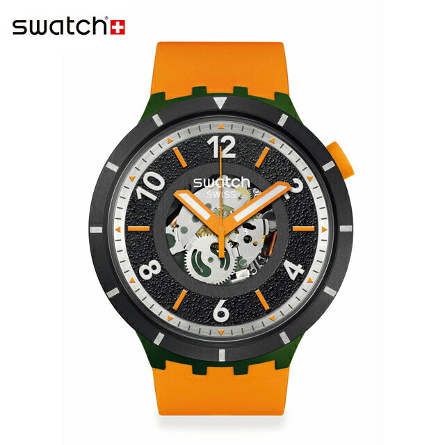 スウォッチ 腕時計（メンズ） 【公式ストア】Swatch スウォッチ FALL-IAGE フォール・アイ・エー・ジー・イー SB03G107Originals(オリジナルズ) BIG BOLD(ビッグ・ボールド) 【送料無料】(素材)ベルト：シリコン ケース：Bioceramicメンズ レディース 腕時計 人気 定番 プレゼント