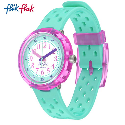 【お買い物マラソン期間はP10倍!】【公式】Flik Flak フリックフラック FIZZ IN MINT フィズ・イン・ミント FCNP003 Swatch(スウォッチ) キッズ 腕時計 女の子 かわいい グリーン アナログ クオーツ 3気圧防水 【お買い物マラソン期間はP10倍!】【公式】Flik Flak フリックフラック FIZZ IN MINT フィズ・イン・ミント FCNP003 Swatch(スウォッチ) キッズ 腕時計 女の子 かわいい グリーン アナログ クオーツ 3気圧防水
