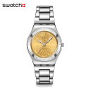 【公式】Swatch スウォッチ PETAL SWIRL ペタル・スワール YLS236G ウィメンズ 腕時計 クオーツ アナログ 3気圧防水 イエロー スイスブランド おしゃれ ギフト プレゼント
