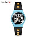 【公式】Swatch スウォッチ BROKEN RULES ブロークン ルールズ SO31L101 メンズ レディース 腕時計 クオーツ アナログ 3気圧防水 ブラック スイスブランド おしゃれ ギフト プレゼント
