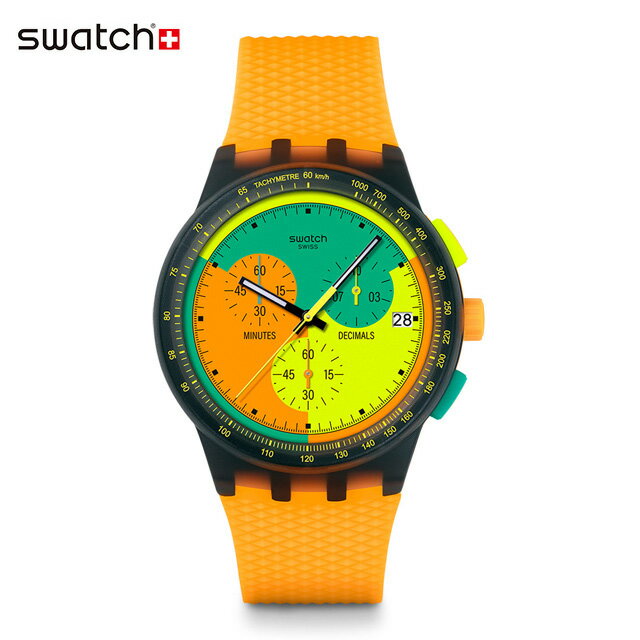 【公式】Swatch スウォッチ SWATCH NEON SIGNAL FLAG スウォッチ ネオン シグナル フラッグ SUSB422 メ..