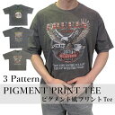 tシャツ メンズ レディス おしゃれ 半袖 半袖Tシャツ バンドTシャツ ロックTシャツ ピグメント加工 ビンテージ ヴィンテージ クルーネック 古着 動物 ア...