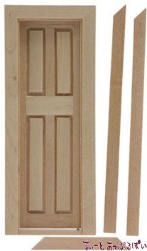 ミニチュア 1/12サイズ ドールハウス用 室内用ドア 細め CLA70133 ドールハウス用