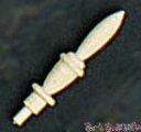ミニチュア 1/12サイズ ドールハウスパーツ 木製フィニアル 4個セット HW12037 ドールハウス用