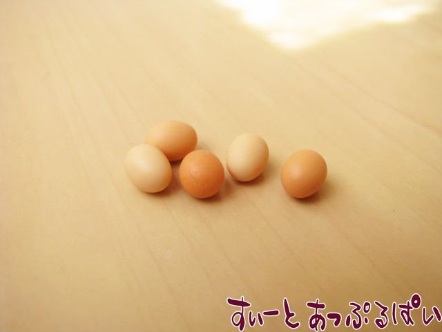 ミニチュア 桜色たまご 5個セット IDVREGG01 ミニ