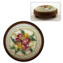 ミニチュア 英国製 ミニチュア ニードルポイント(刺繍)キット フットスツール アリスグリーン JGFS03 ドールハウス用