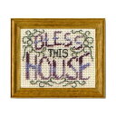 ミニチュア 英国製 ミニチュア ニードルポイント(刺繍)キット Bless this house JGSP04 ドールハウス用