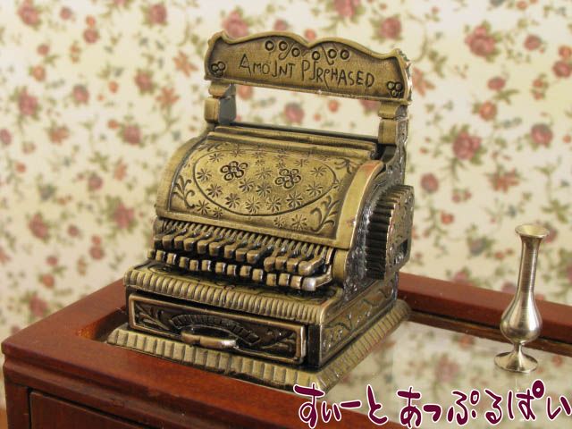ミニチュア アンティーク・ショップレジ MWGREG ドールハウス用