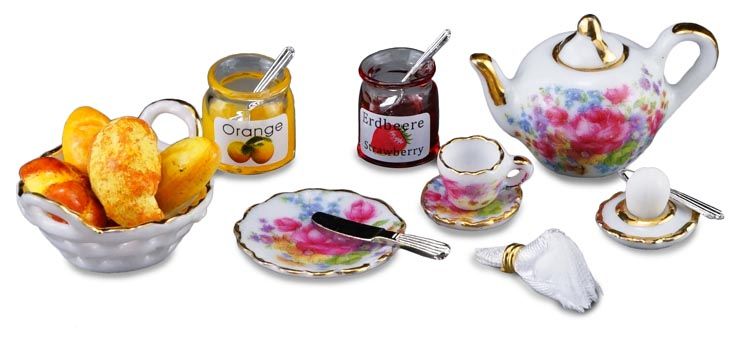 ミニチュア ロイターミニチュア コンチネンタルブレックファースト RP1448-6 ドールハウス用