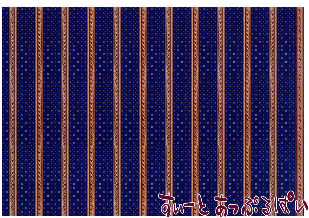 ミニチュア 1/12サイズ スペイン製 ドールハウス用壁紙 432 x 260ミリ WM35595 ドールハウス用