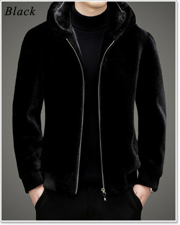 ジャンパー メンズ ブルゾン ジャケット ファー「高品質」暖かい 厚手 春 秋 冬 コート 大きいサイズも充実 40代 50代にも好評【Men’s ジャンパー・ブルゾン特集】から↓