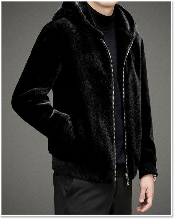 ジャンパー メンズ ブルゾン ジャケット ファー「高品質」暖かい 厚手 春 秋 冬 コート 大きいサイズも充実 40代 50代にも好評【Men’s ジャンパー・ブルゾン特集】から↓