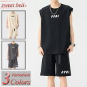 セットアップ メンズ 春 夏 ノースリーブ カットソー Tシャツ パンツ 上下 セット ブランド おしゃれ 部屋着 大きいサイズも充実【Men’s セットアップ...