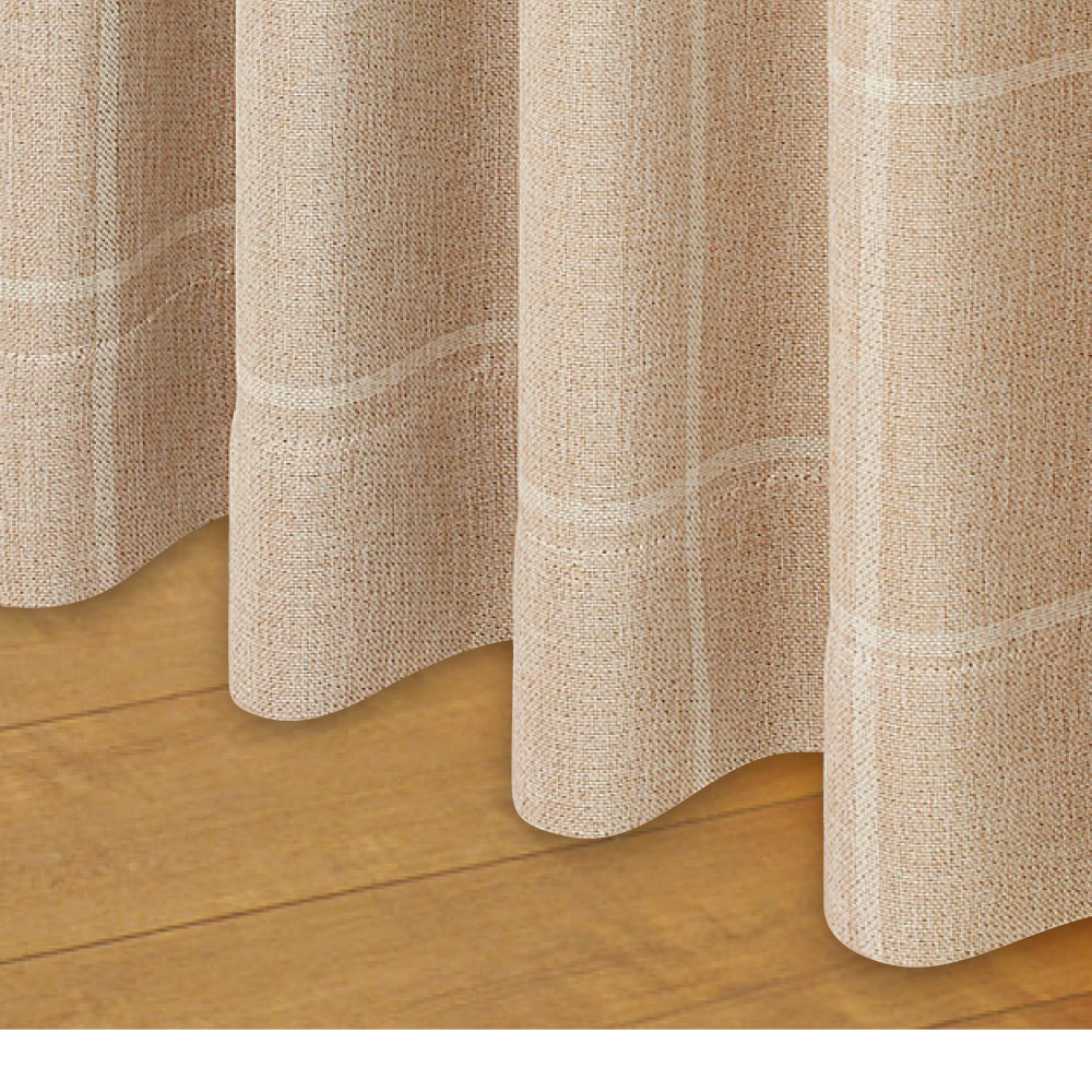 【送料無料/最大2,000円クーポン配布中】カーテン 遮光カーテン セルバ (幅100×丈200)×2 ベージュ スイデコ スイートデコレーション