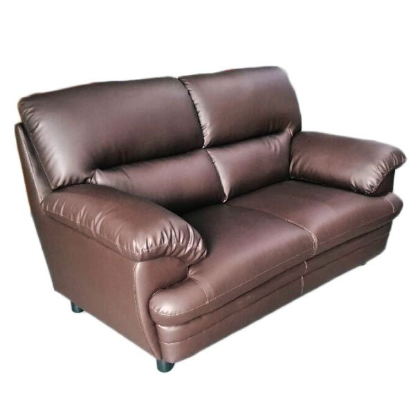 【送料無料】【9月下旬入荷予定】布張り ソファ スイデコ スイートデコレーション 合成皮革ソファ 2人掛け ポロ ダークブラウン