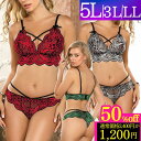 \50%OFF!1200円/ ランジェリー 大きいサイズ セクシーランジェリー プラスサイズ LL 3L 5L 超過激 プレゼント ブラセット レース ブラ ショーツ セット セクシー ベビードール テディ Tバック 勝負下着 エロ 透け透け セクシー シースルー ぽっちゃり 40代 股割れ