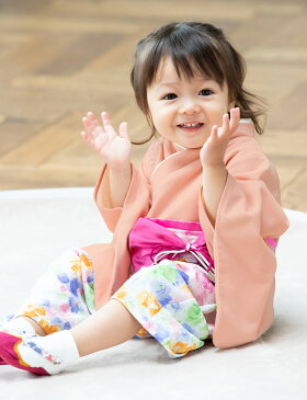 袴 ロンパース 女の子 男の子 春 夏 秋 冬 100日祝い 初節句 オーガニックコットン カバーオール 赤ちゃん ベビー フォーマル ベビー服 ベビー袴 袴ロンパース お食い初め こどもの日 初詣 ひな祭り お宮参り 結婚式 親子リンク コーデ ローズ柄
