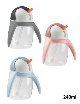 UMEE ユーミー 癒しのペンギンストローカップ 《赤ちゃん ベビー 新生児 マグカップ BPAフリー 240ml 360ml ストローマグ 水筒 ストロー 保冷 ベビーマグ タンブラー ペンギン 可愛い 食器 丸洗い》